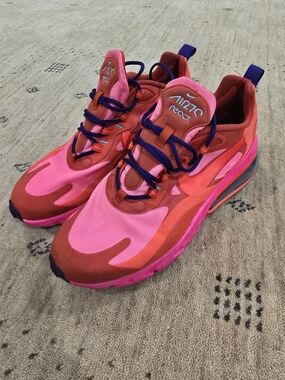 Nike Air Max 270 React Pink & Red Sneakers